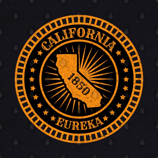 California State Map Slogan - Motto Nil Sine Numine - The Golden State by Ranggasme